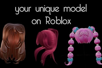 create custom 3d hair for roblox