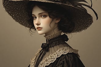 turn your photo into a classic vintage portrait