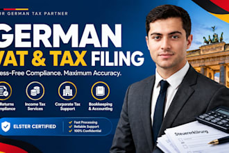do german vat registration, tax return, corporate tax and bookkeeping