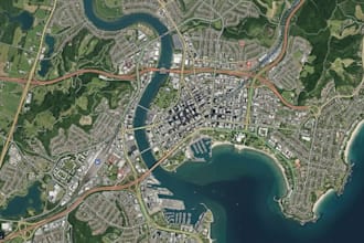 design custom maps for locations, routes, properties and businesses