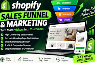 build shopify sales funnel to boast shopify sales with marketing