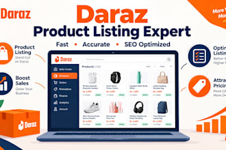 do professional daraz product listing and store optimization