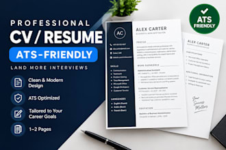 create a professional ats friendly CV resume