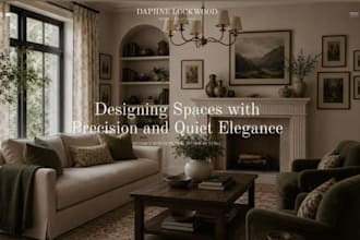 design wix interior designer residential interior design portfolio home website