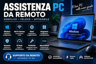aiutarti a risolvere problemi del PC windows da remoto