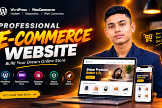 make premium ecommerce website with wordpress