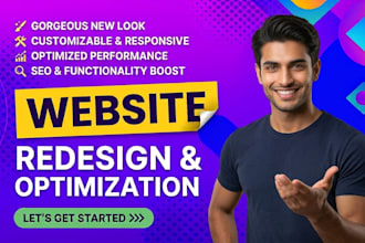 redesign your slow, outdated website into a fast modern one
