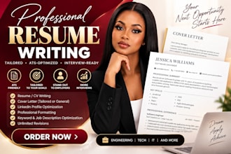 upgrade and write technical engineering resume writing ats CV