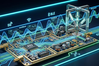 design rf pcb, antenna, mmwave, microwave circuits, and embedded firmware