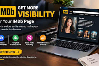 promote your imdb profile and boost starmeter visibility