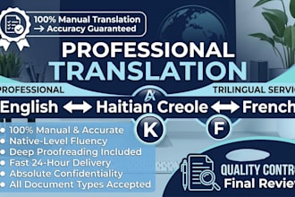 translate english or french to haitian creole and vice versa