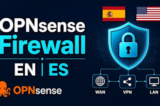 install and configure opnsense firewall