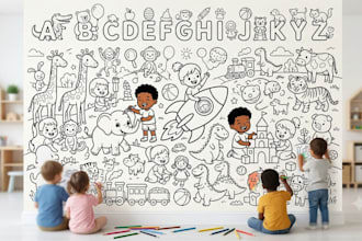 create kids coloring pages