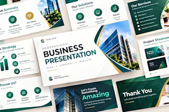 redesign, revamp and polish powerpoint presentations and investor pitch decks