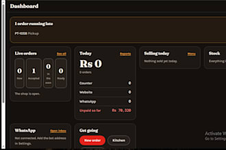 build or set up a custom pos system for your restaurant