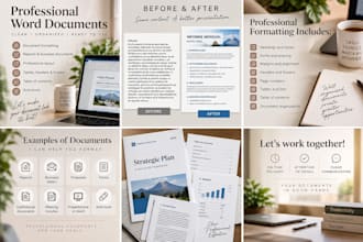 create and format professional word documents