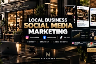 local business marketing instagram, facebook and tiktok ads, plumbing, roofing