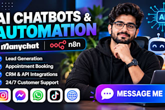 build manychat chatbot automation, instagram dm automation, whatsapp bot