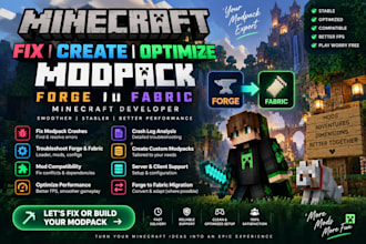 fix create optimize minecraft modpack crashe forge to fabric minecraft developer