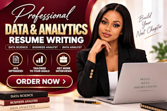 write resume for data science, business analyst, data analyst ats resume writing