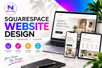 develop, design and build squarespace store, website or squarespace store