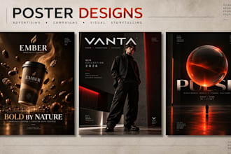 design a modern promotional poster or advertisement