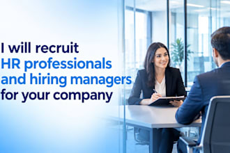 recruit HR professionals and hiring managers for your company
