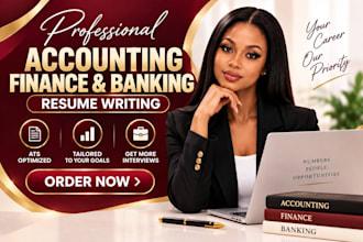 write resume for accounting, finance, banking resume writing ats CV