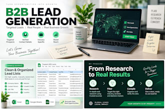 do b2b lead generation and web research