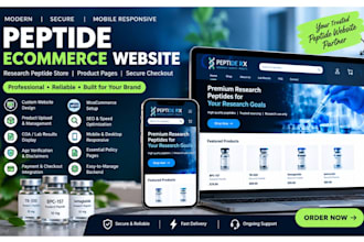 build fda complaint peptide website research peptide ecommerce peptide website