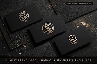 design 3 modern minimal logo designs for your business