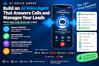 build an ai voice agent that answers calls and manages your leads