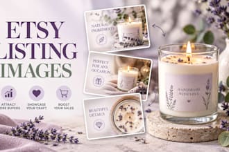 design professional etsy listing images and product mockups