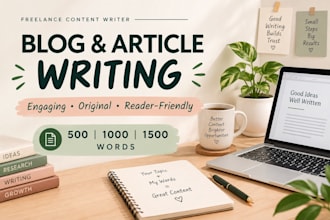 write engaging blog posts , articles and stories