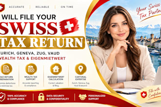 file swiss tax return, zurich, geneva, zug, vaud, wealth tax and eigenmietwert
