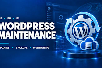maintain, secure and monitor your wordpress website