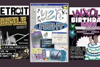 create a poster for your event no ai