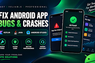 fix bugs crashes and errors in your android app