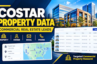 provide commercial real estate leads using costar