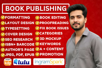 publish book on amazon kindle KDP, book formatting, amazon kdp book publishing