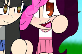 draw something in a cartoony art style for you