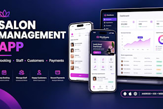develop a custom salon booking and management app