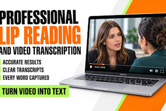 do professional lip reading from silent or unclear videos with detailed report
