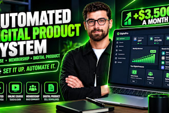create a digital product, online course or automated membership site