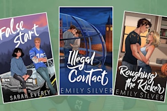 design romance rook cover, character illustration, amazon KDP, ebook cover