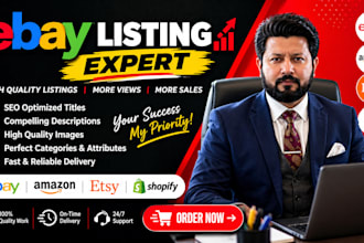 do ebay listing, ebay product listing,ebay lister