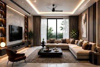 design 3d house interior and create photorealistic render