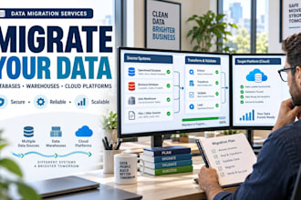 migrate your data between databases, warehouses and cloud platforms