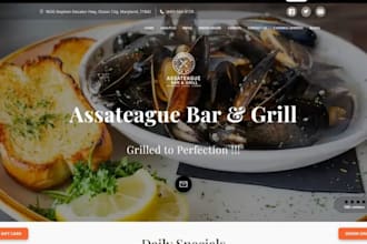design wix autumn cafe website seasonal menu food ordering