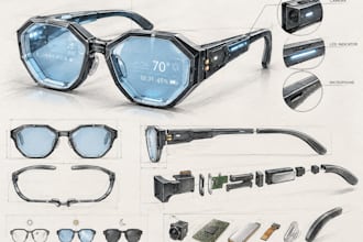 design smart glass, cleanroom smart glass, eyewear and sunglasses products